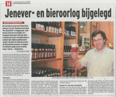 De Zonderik door 'Lekker Limburgs' gesmaakt als zeer geslaagd lokaal bier.